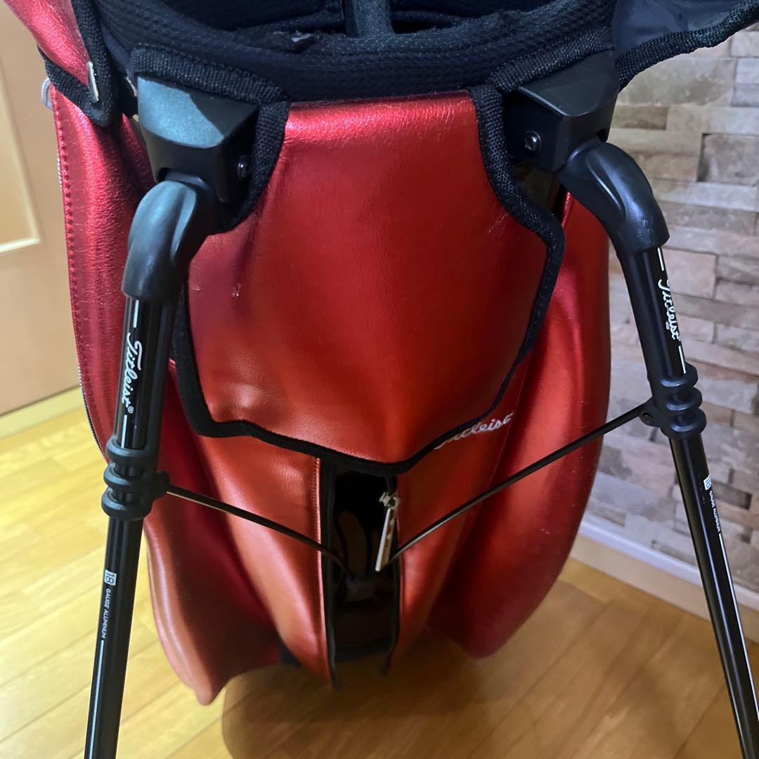 Titleist 赤 キャディバッグ