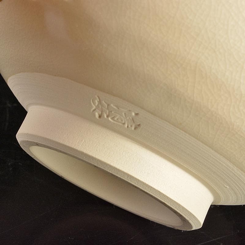 anko　鈴木清安作　色絵金彩　仁清菖蒲文数茶碗十客共箱　V　R7058B