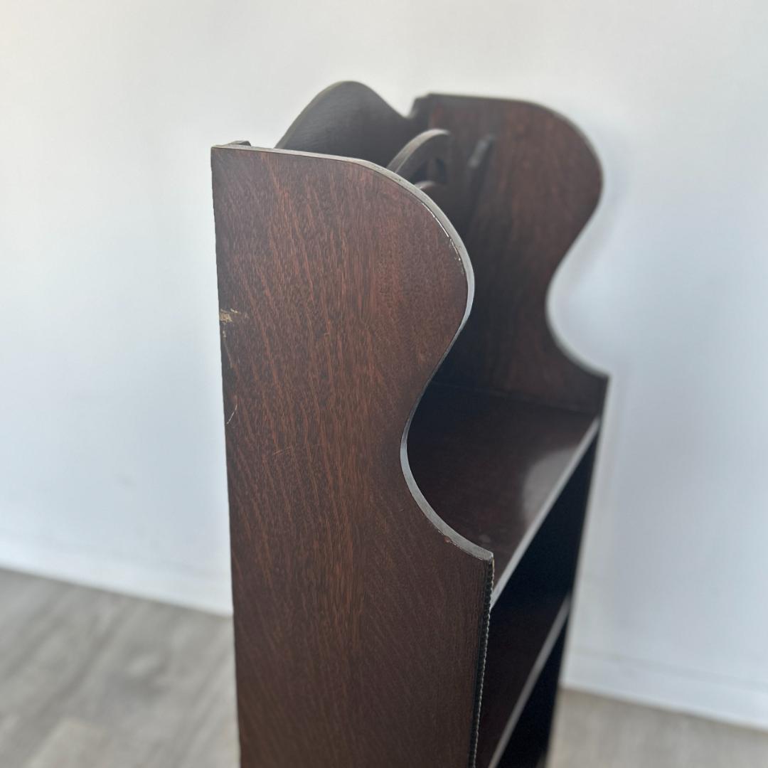 イギリス アンティーク家具 マガジンラック オーク材 1930年頃 936A