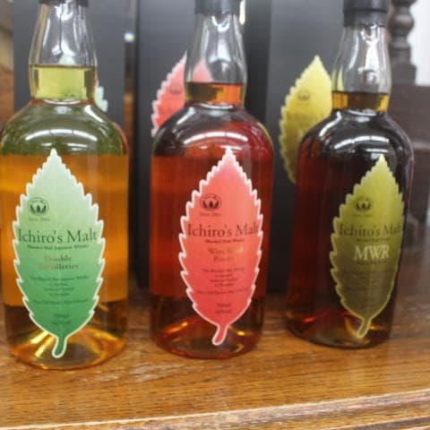 イチローズモルト リーフ 3本 ワインレッド ミズナラ ダブルディステリラリーズ
