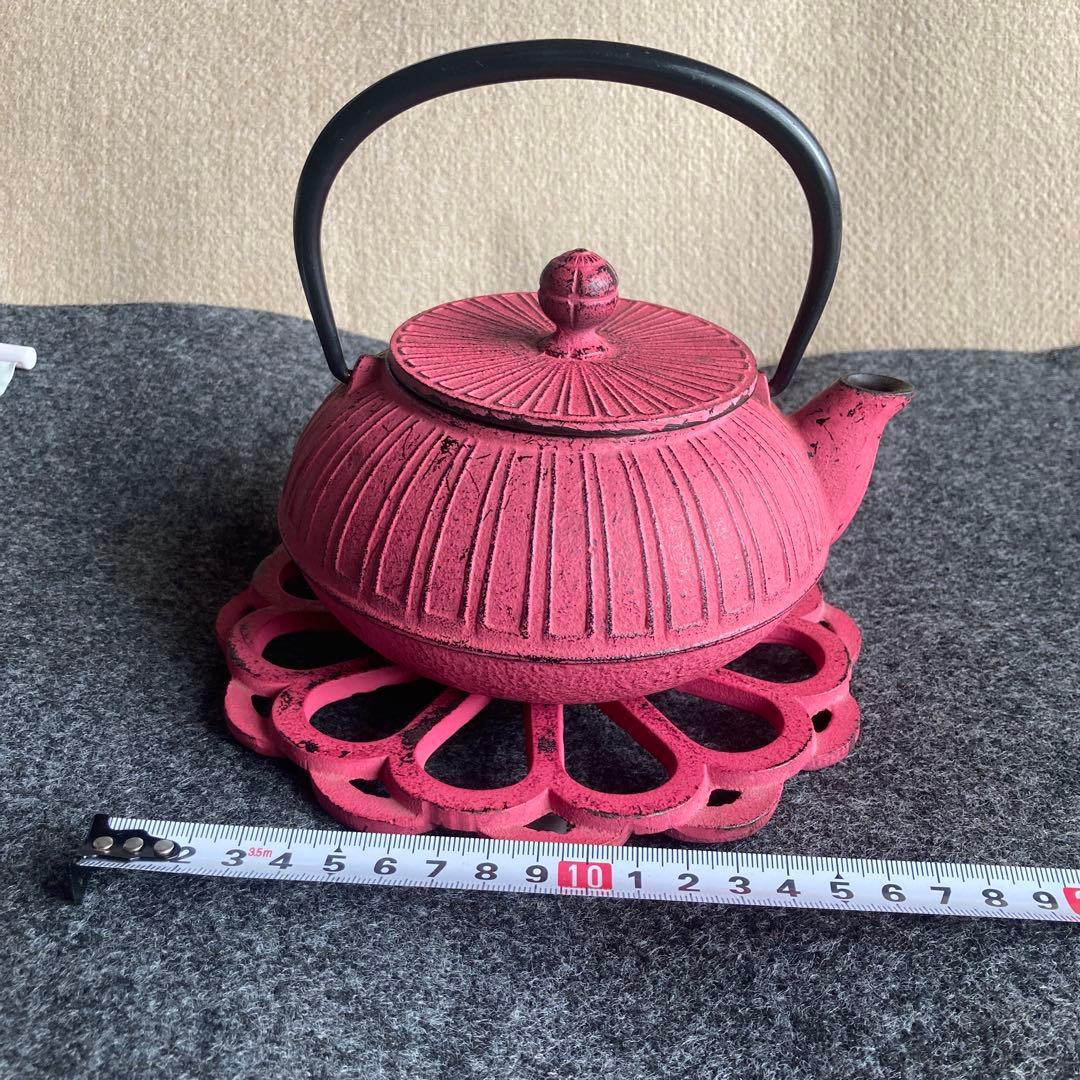 アンシャンテ　南部鉄器　カラーポット敷きセット　岩鋳 価格変更