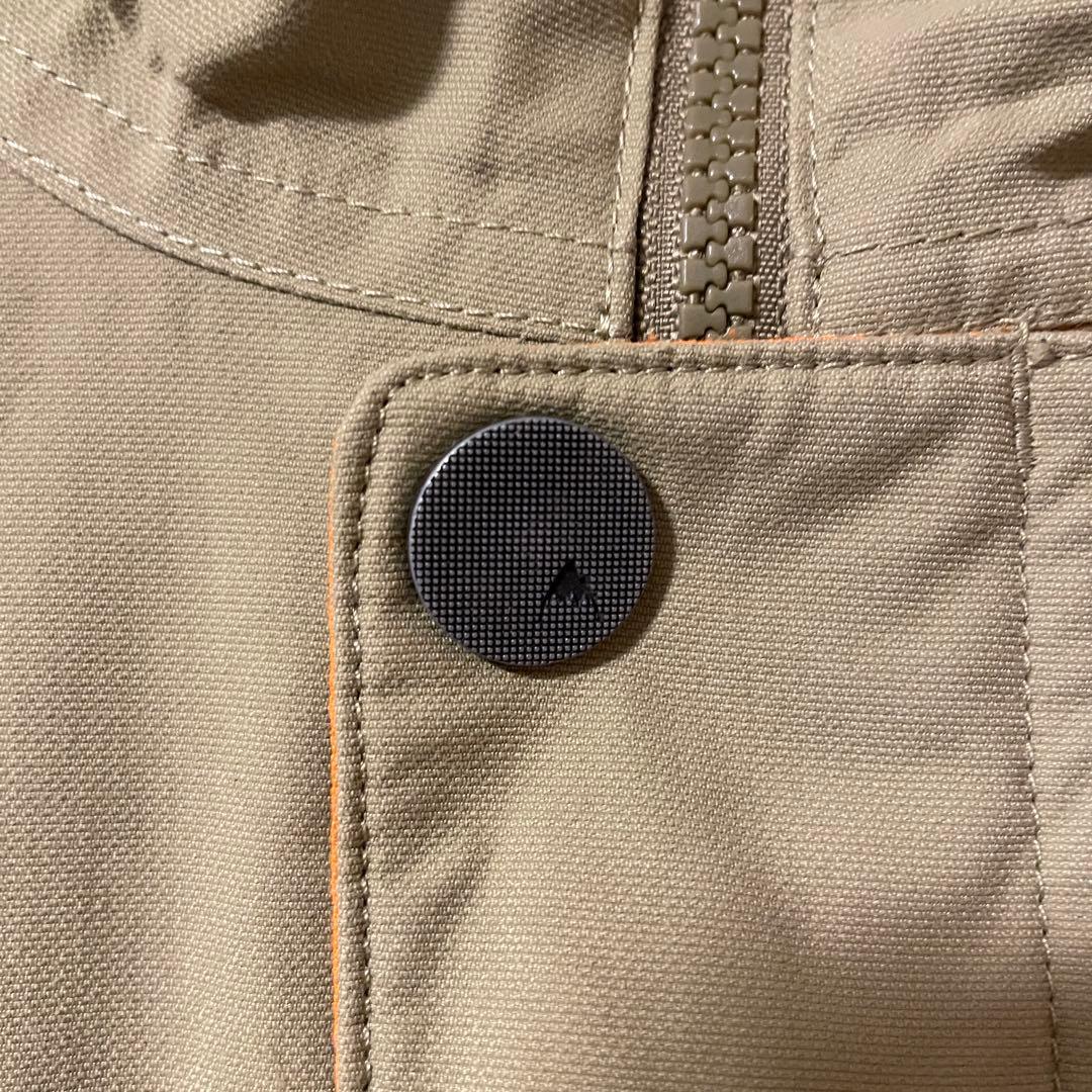 Burtonバートンスキーウェアスノーボードジャケットパーカーベージュオレンジ