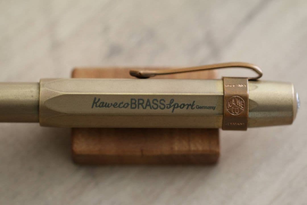Kaweco カヴェコ BRASS Sport M 中字 ブロンズ Nクリップ付