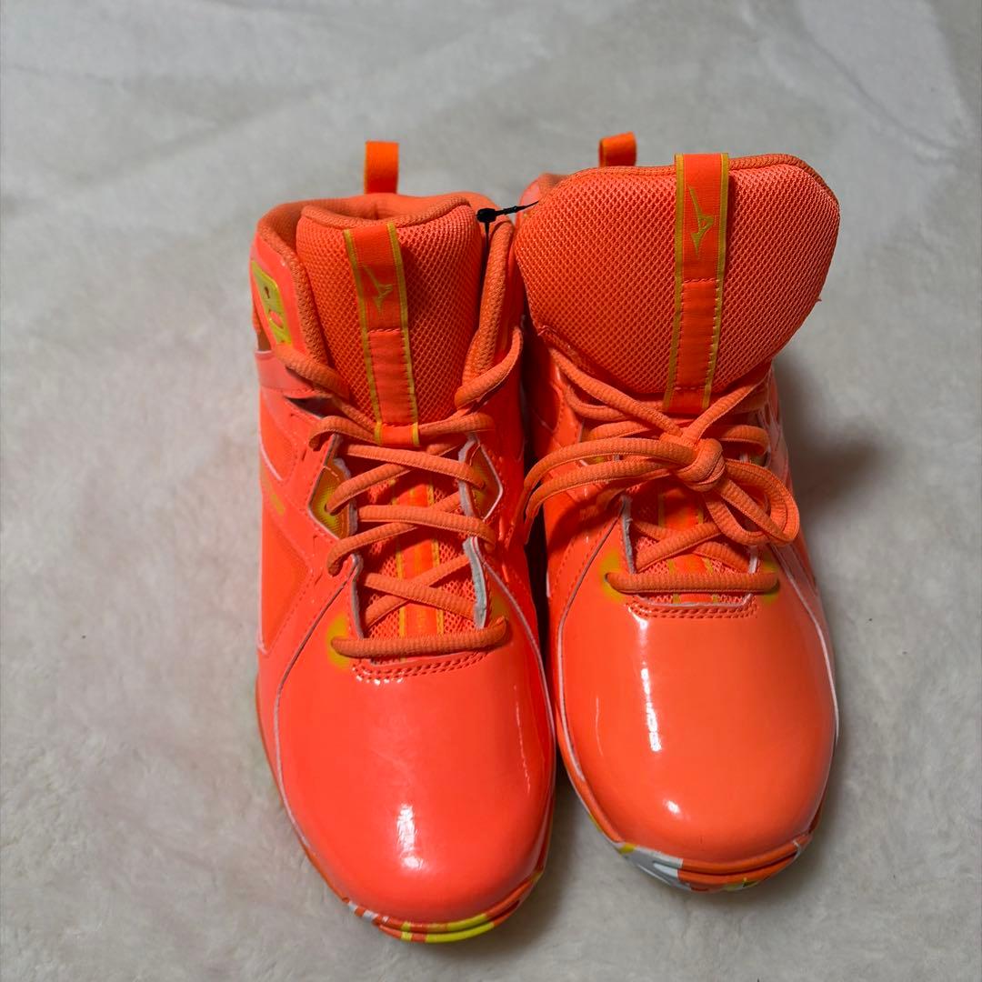 ミズノ ウエーブダイバースLG4 Ltd オレンジ×イエロー×ホワイト24.5㌢