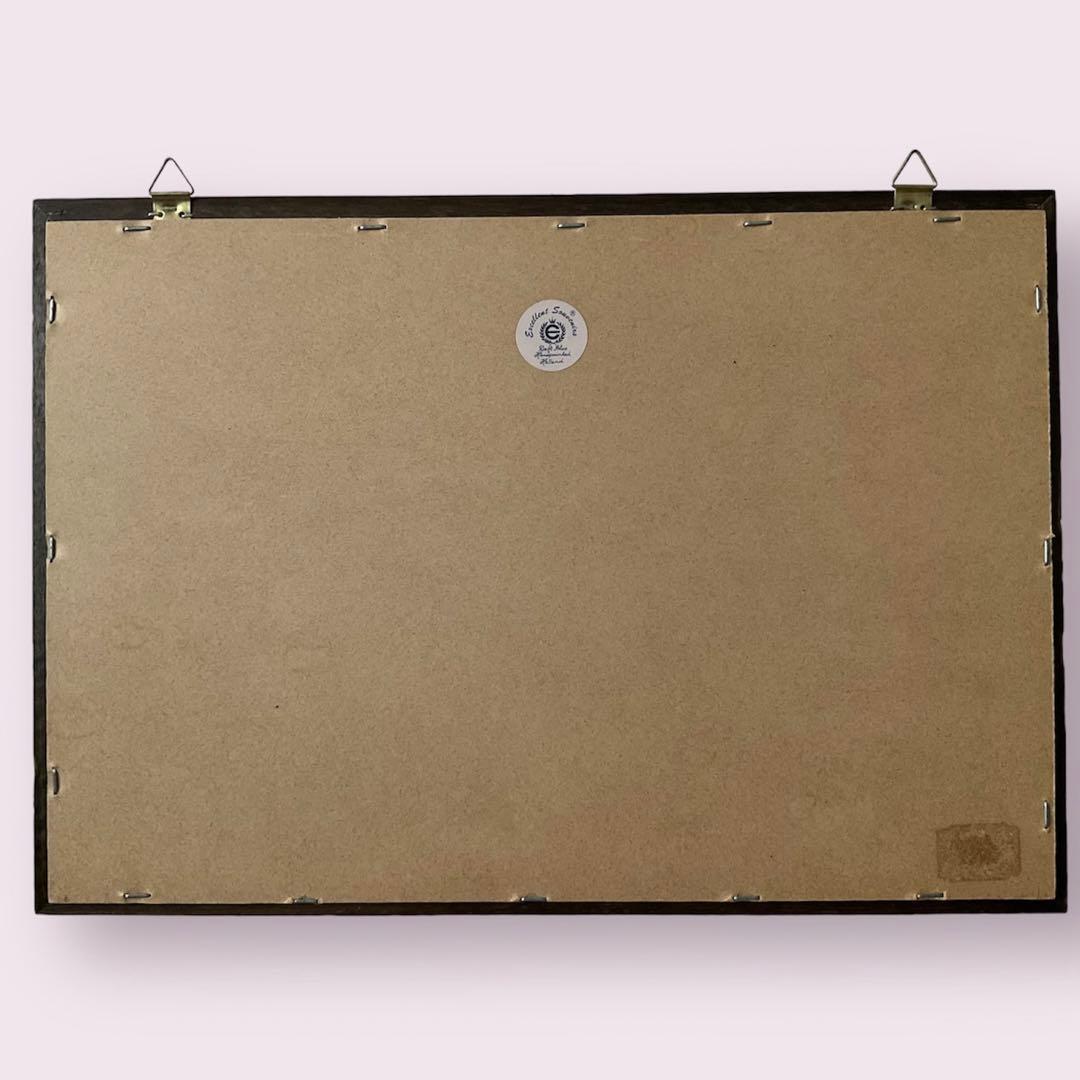 オランダ　タイル　風景画　風車　壁掛け　ハンドペイント　デルフトブルー