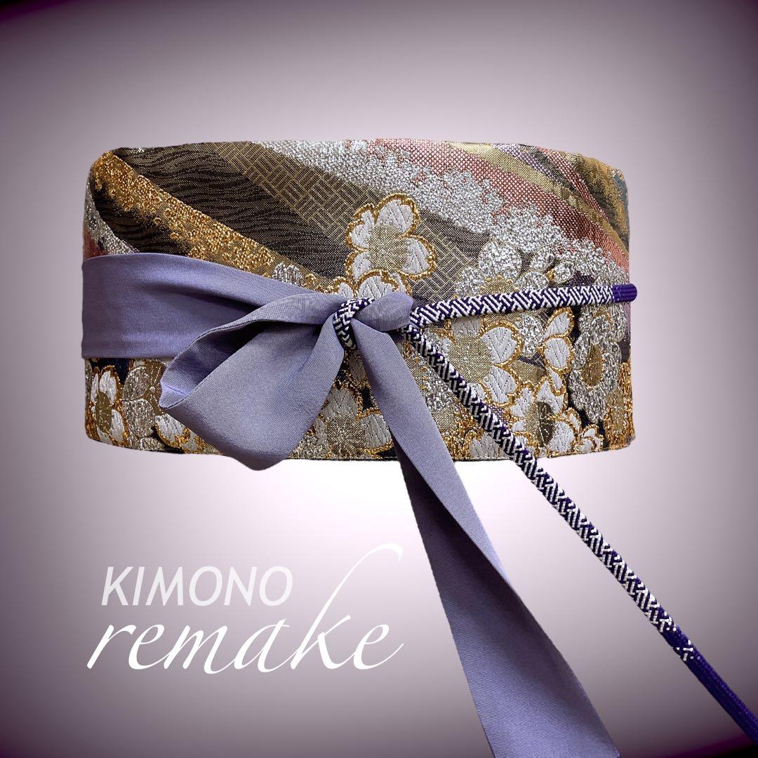 ラメ糸煌めく キラキラ サッシュベルト リボン W55〜75cm J70903