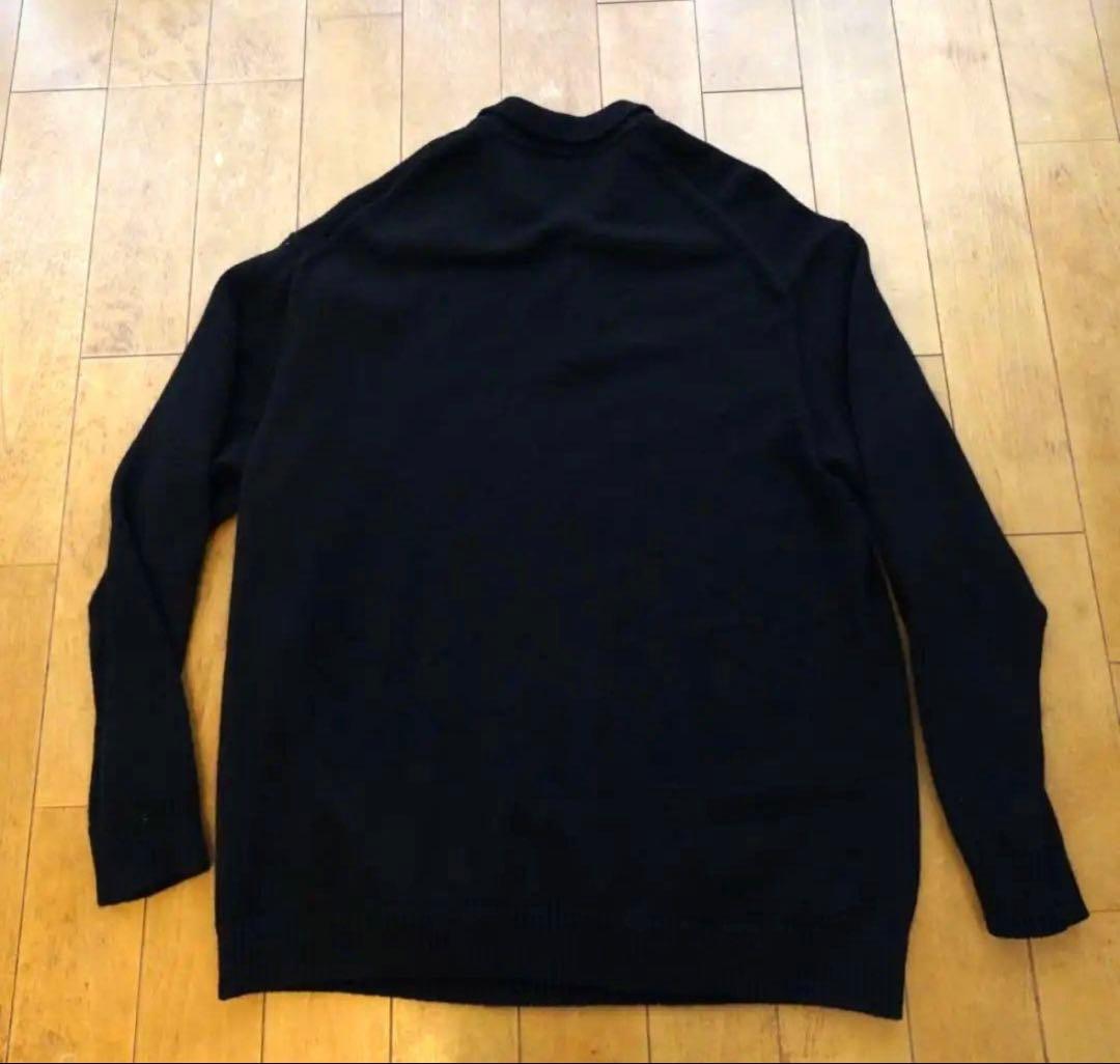 トップス ATON ALPACA WASHI POLO SWEATER
