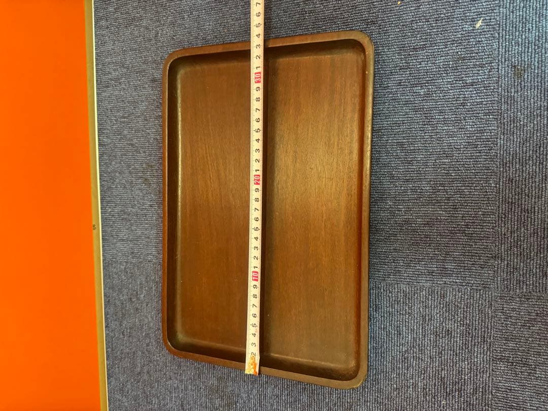 1962  唐木 煎茶盆 煎茶道具 古美術 古道具 アンティーク 木地盆　時代物