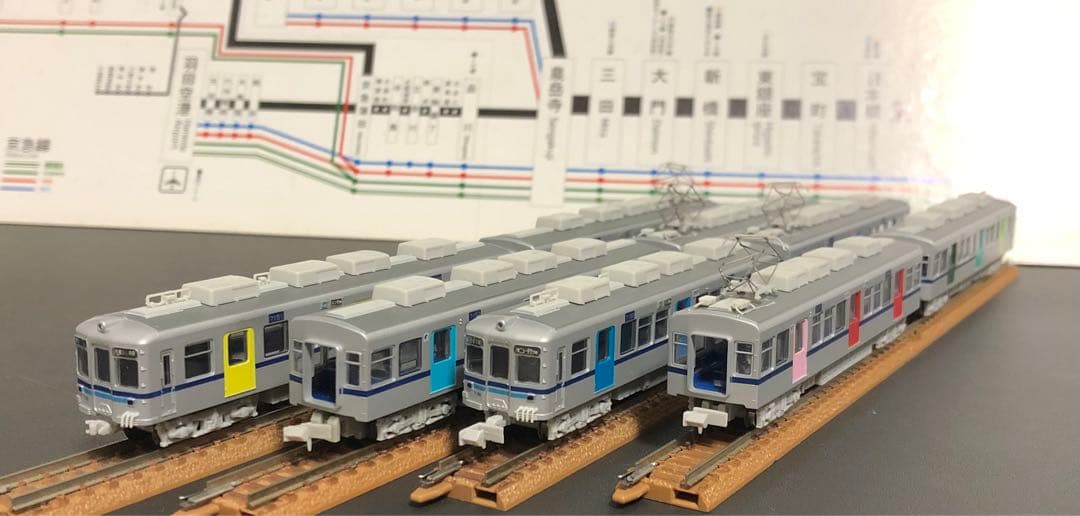 管理番号1647 Nゲージ 北総7150形　マイクロエース 8両セット