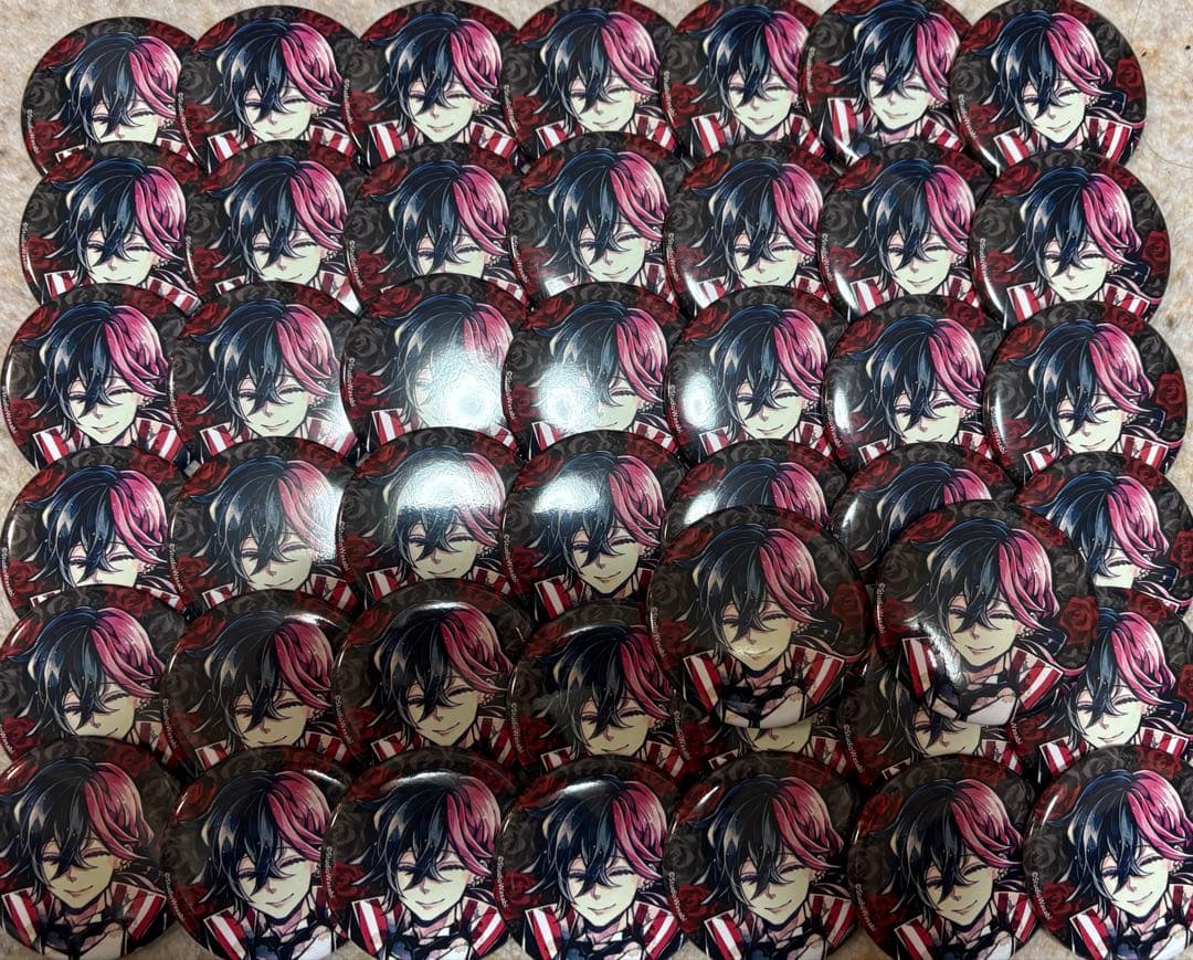 あくねこ ルカス 缶バッジ