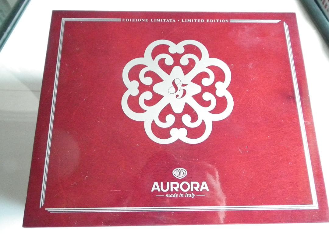 AURORAアウロラ　85周年記念万年筆レッド