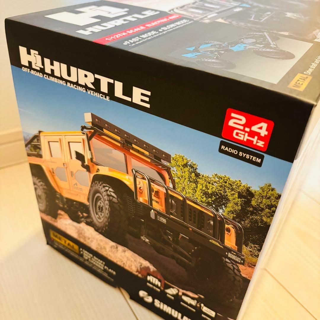 LEDライト搭載✨大型✨本格オフロード ラジコンカー イエロー 4WD 子供