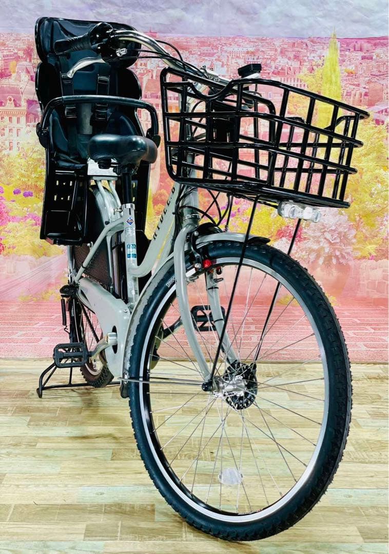 K2676 電動自転車ブリヂストン ハイディー 子供乗せ 26インチ 送料無料