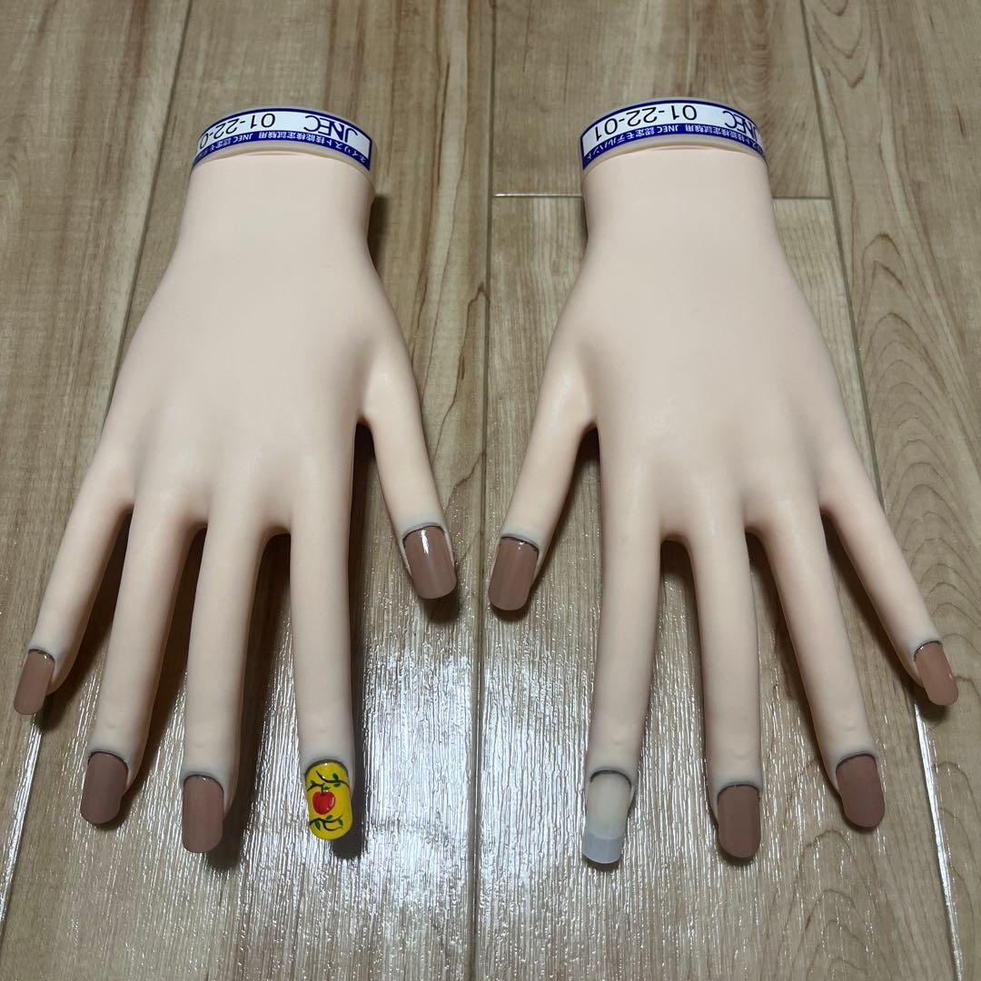 【練習ハンド付き】ネイリスト技能検定試験用JNEC認定モデルハンドセット