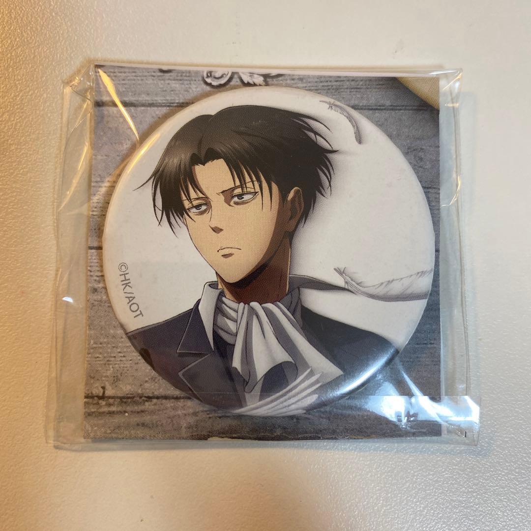 進撃の巨人 缶バッジ リヴァイ birthday