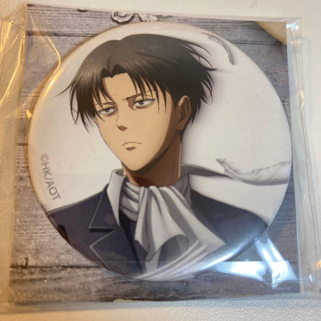 進撃の巨人 缶バッジ リヴァイ birthday