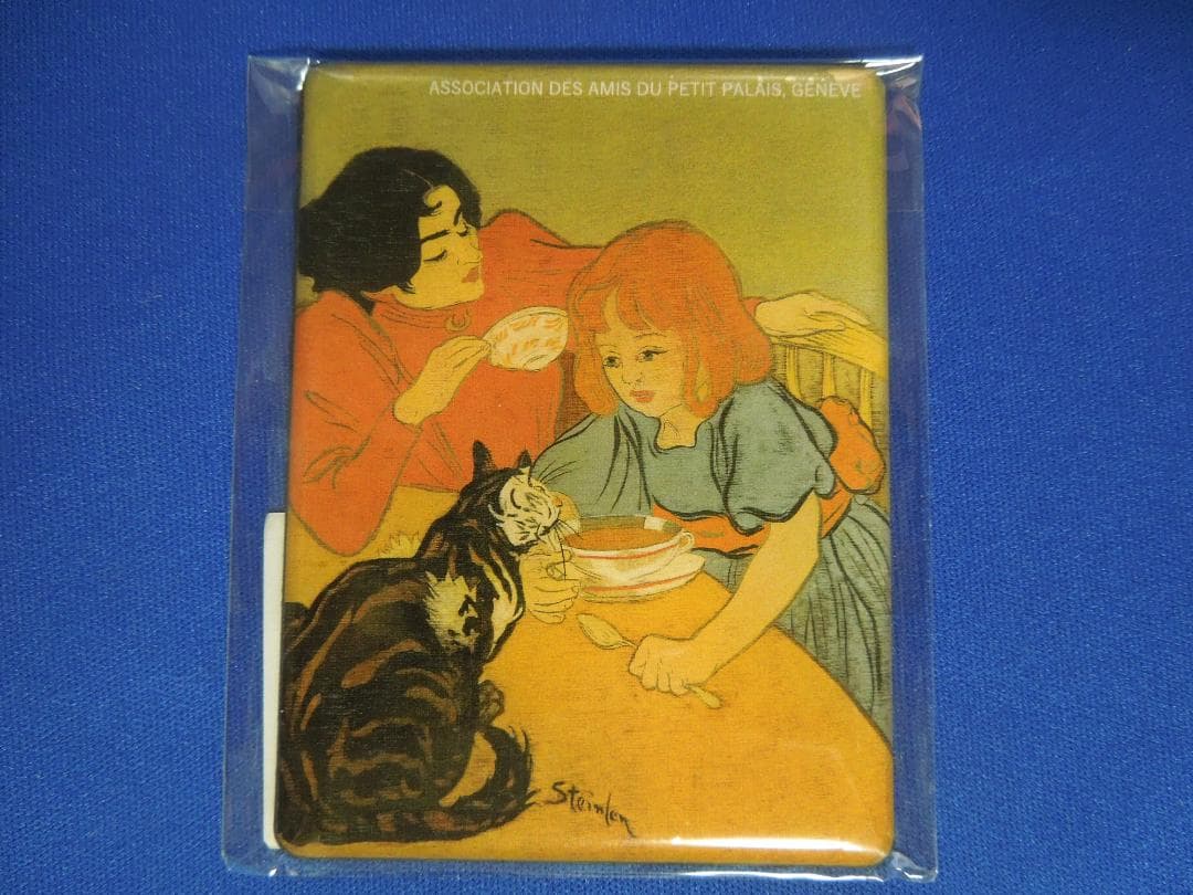 ❌美術館グッズ【6137】　《題材シリーズ》マグネット　猫〈西洋〉３種セット