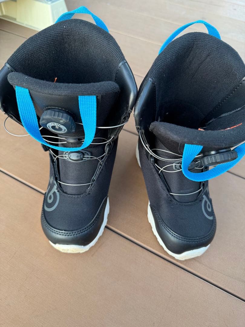 dub 子ども用スノーボードブーツ ブラック/ブルー
