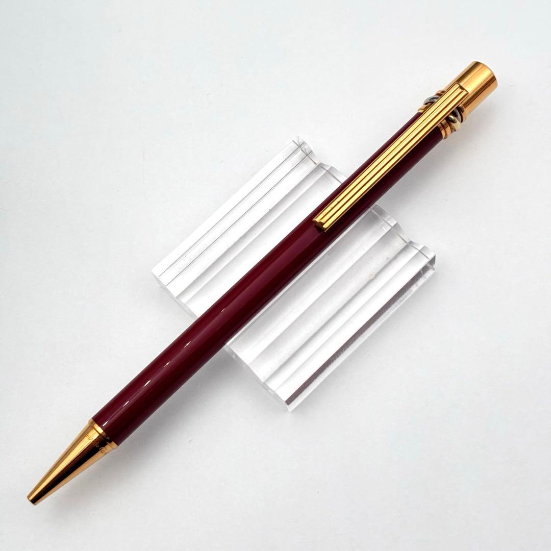 Cartier カルティエ トリニティボールペン ボルドーXゴールド
