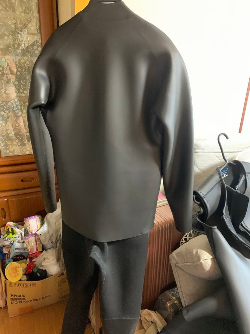 FELLOW 黒 ロングジョン タッパーセット　ウェットスーツXXLB希少サイズ