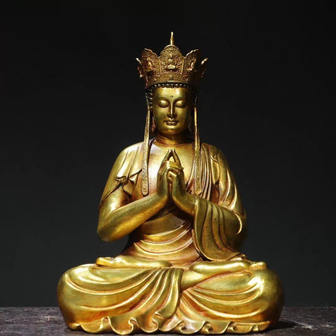 仏像 地蔵王菩薩仏像 家内 仏堂 供仏 銅製品 工芸品 置物