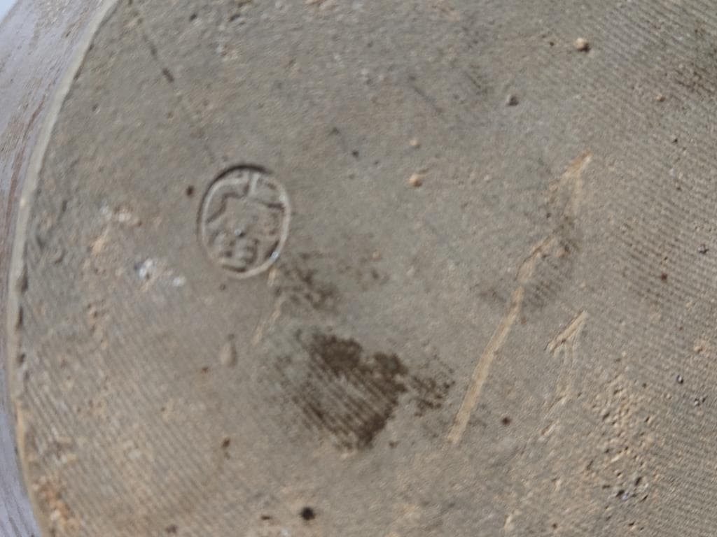 旧家蔵出し　江戸期　唐津　緑釉刷毛目　注徳利