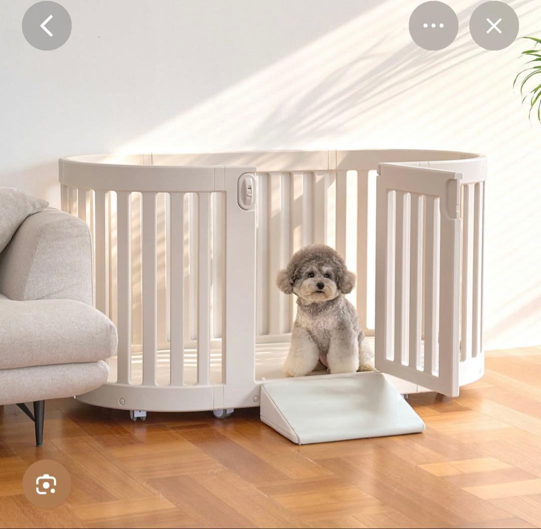 DoriDori ペットサークル　ドア・キャスター付　ゲージ　犬　サークル