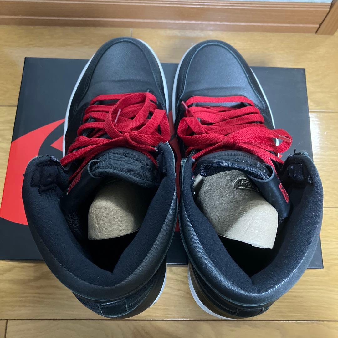 エアジョーダン1 レトロ ハイ OG ブラック/レッド サイズ9