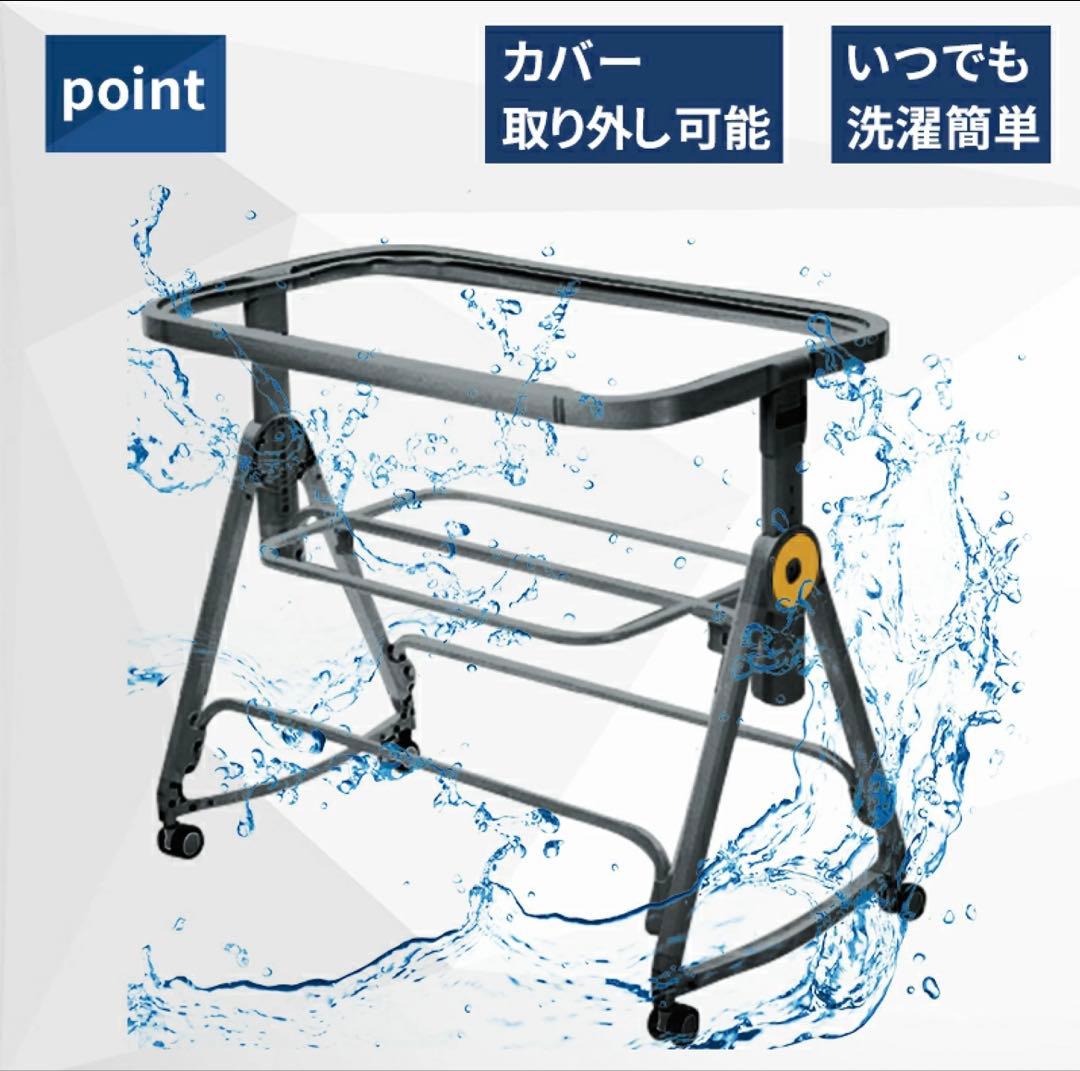 hzdmj ベビーベッド カーキ 折りたたみ 添い寝