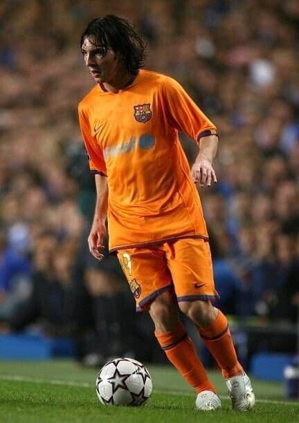 06-07 バルセロナ　メッシ　NIKEオフィシャル　アウェイユニフォーム