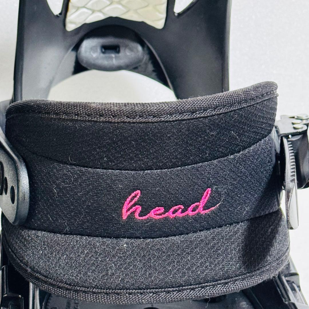 sサイズ　head スノーボードビンディング 黒/白初心者女性レディース