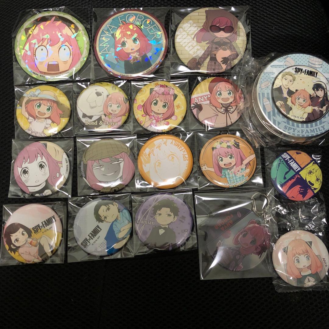 スパイファミリー　缶バッジ　アーニャ　18点セット