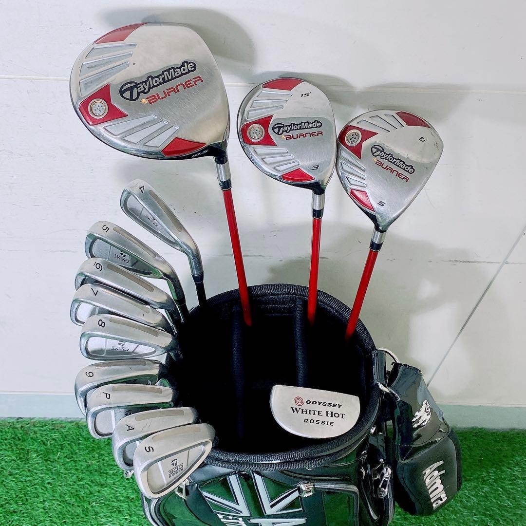 ゴルフクラブ　メンズセット　初心者　テーラーメイド　バーナー　入門　N1638