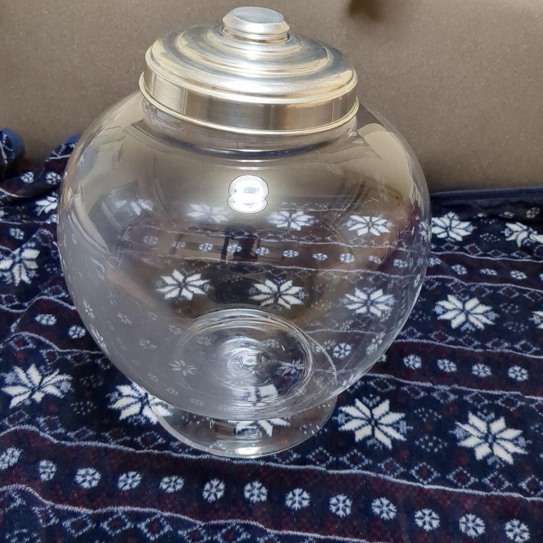 昭和レトロな地球瓶　アンティーク雑貨　駄菓子入れなどに