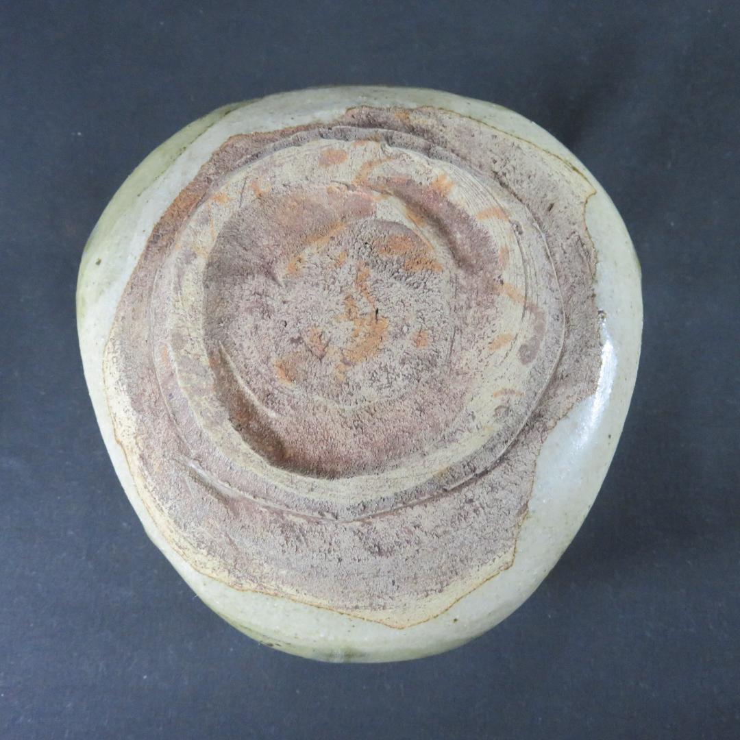 唐津水指 水差 変形 三角 木箱 耳付き 茶道具 茶器 お稽古