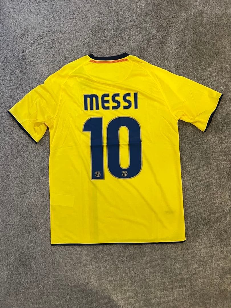【超希少】 NIKE リオネルメッシ　10番　08/09 アウェイユニフォーム