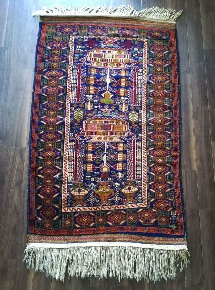 極美品♪バルーチ族のヴィンテージターキッシュラグ　アフガニスタン　ペルシャ絨緞