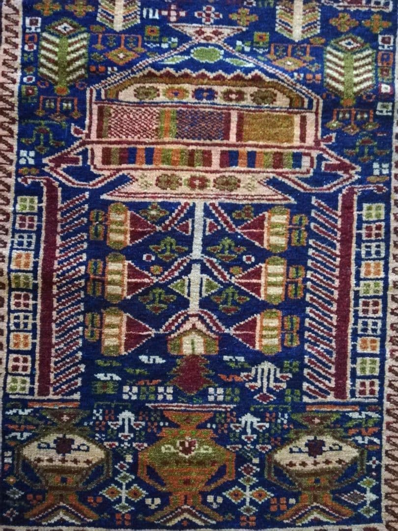 極美品♪バルーチ族のヴィンテージターキッシュラグ　アフガニスタン　ペルシャ絨緞