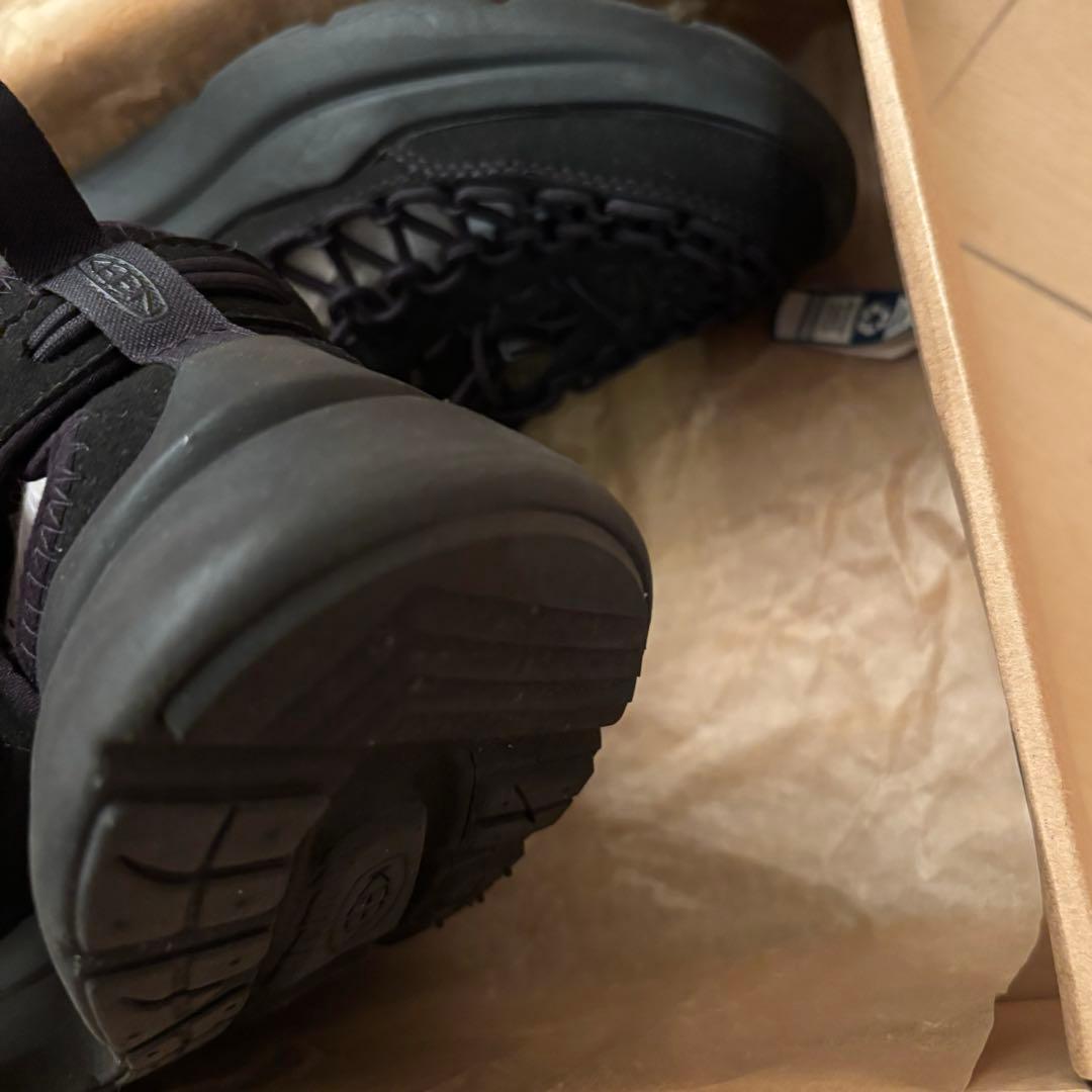 KEEN キーン ウィメンズ ユニーク ダブルケー23.5cmブラック×ブラック