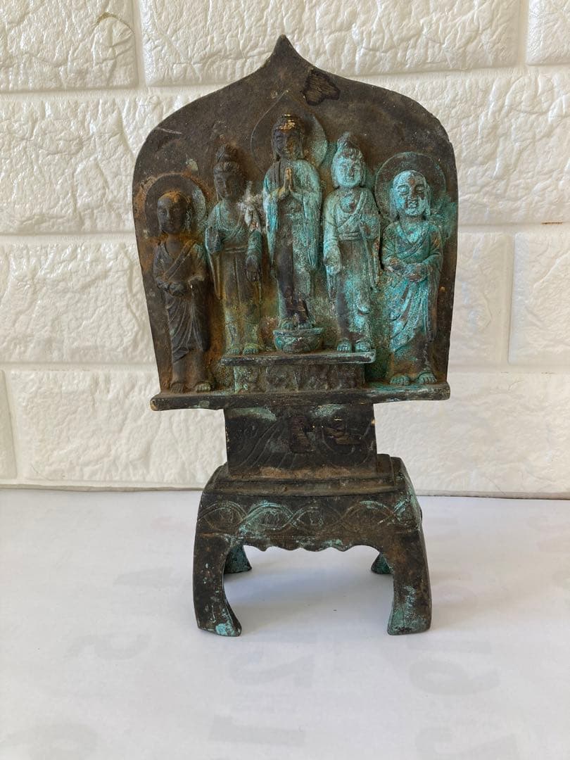 仏像，ブロンズ中国古董，北魏仏像，古銅製