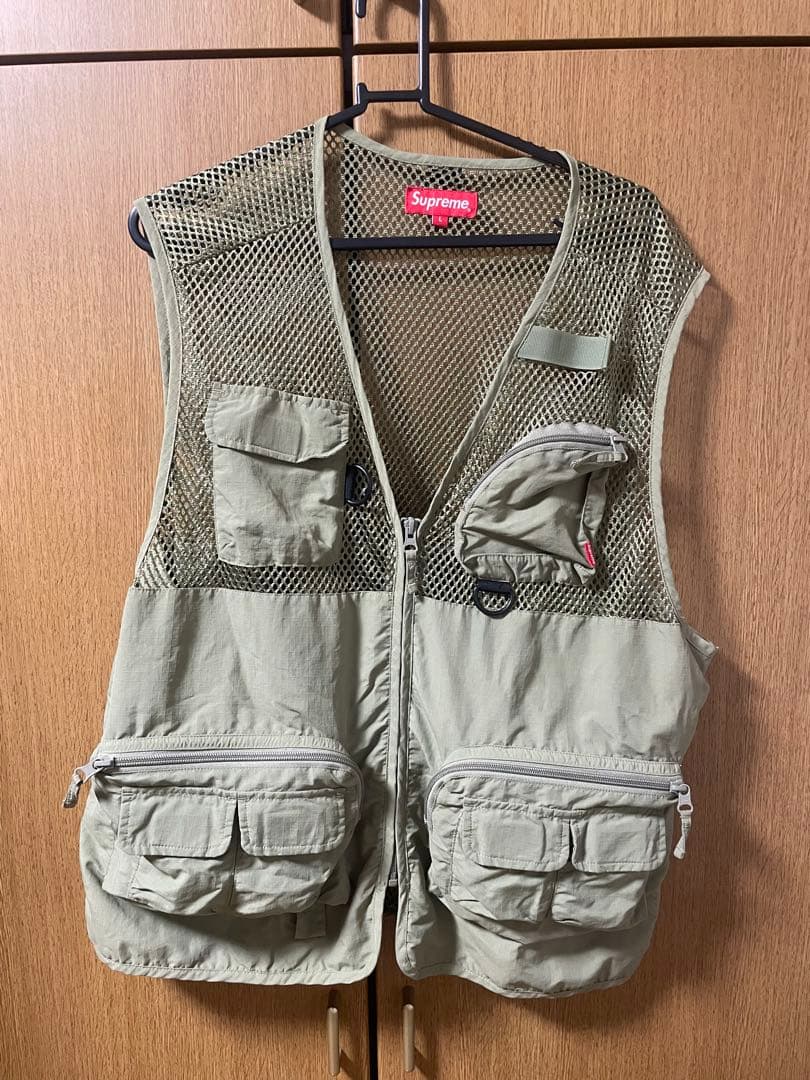 Supreme シュプリーム　18ss MeshCarvgo Vest Lサイズ