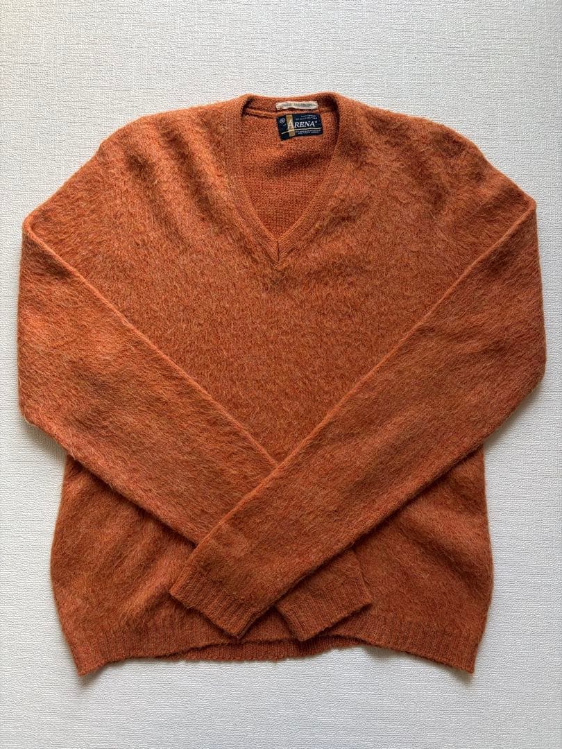 pellsaka60s ヴィンテージ　モヘア ARENA 　Vネック