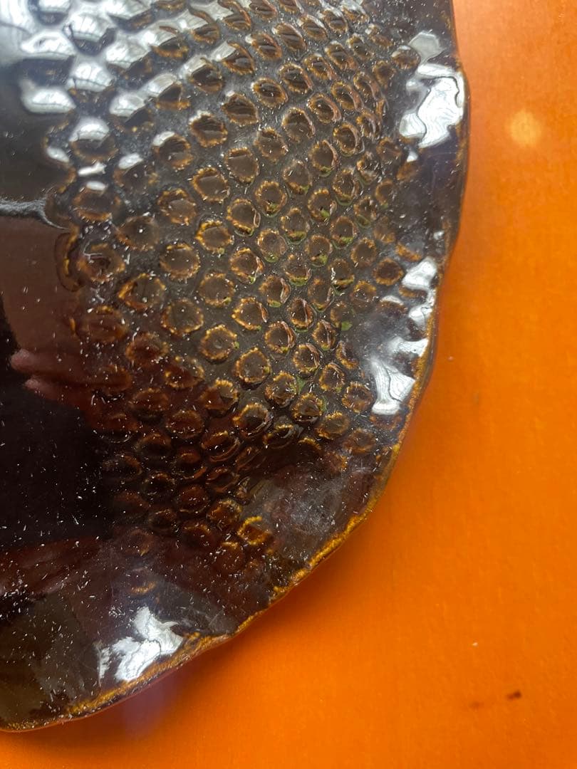 詳細不明　龍山窯　花入　壁掛け