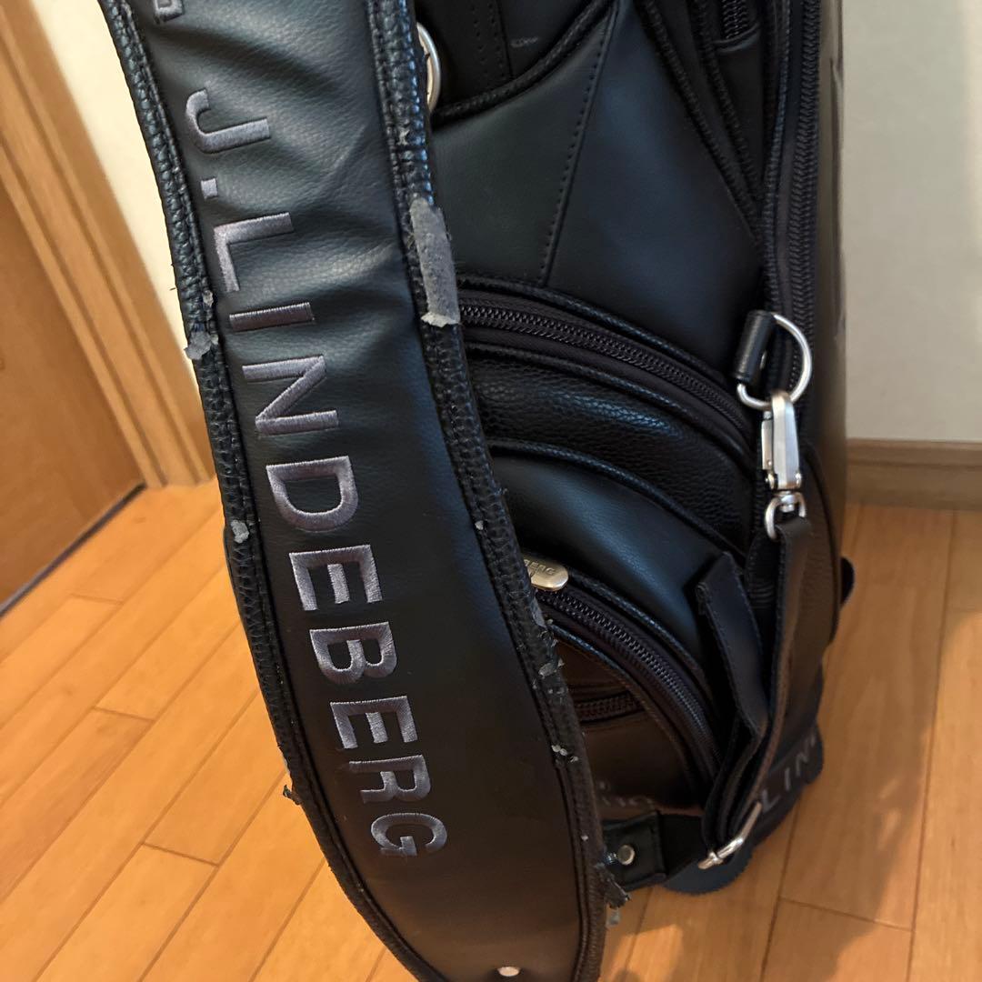bay　J.LINDEBERG ブラックキャディバッグ