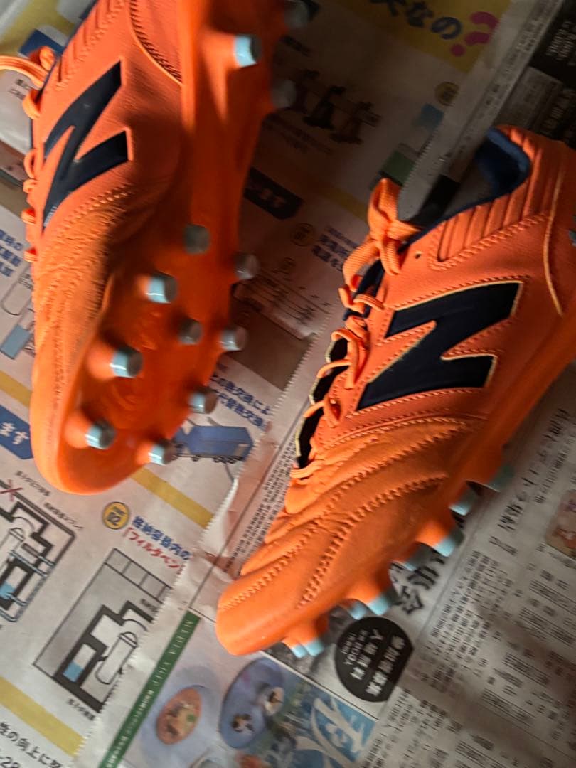 New Balance サッカーシューズ スパイク オレンジ
