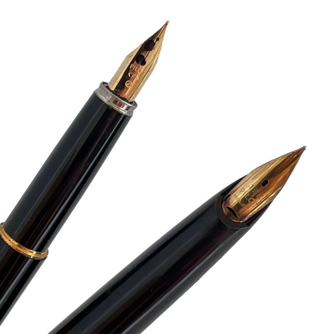 PILOT パイロット 万年筆 Blite ブライト 黒 ビジネス 2本 文房具