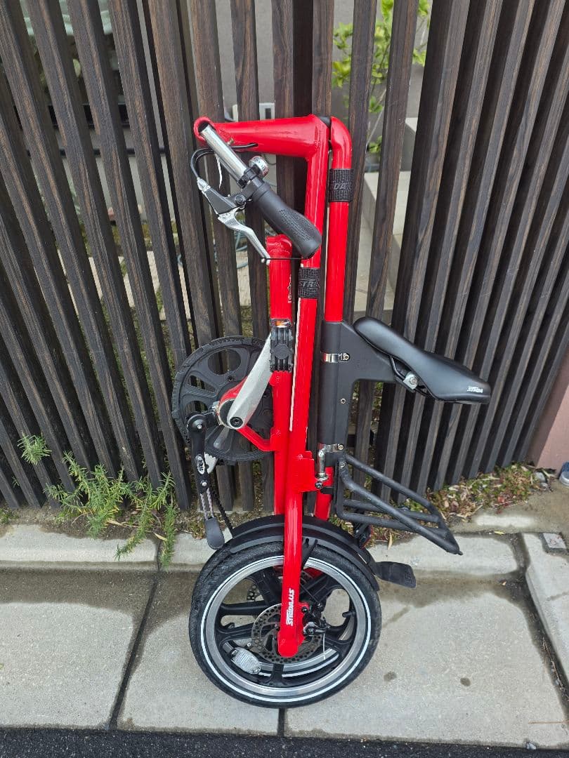 ストライダ　STRIDA　折りたたみ自転車 赤