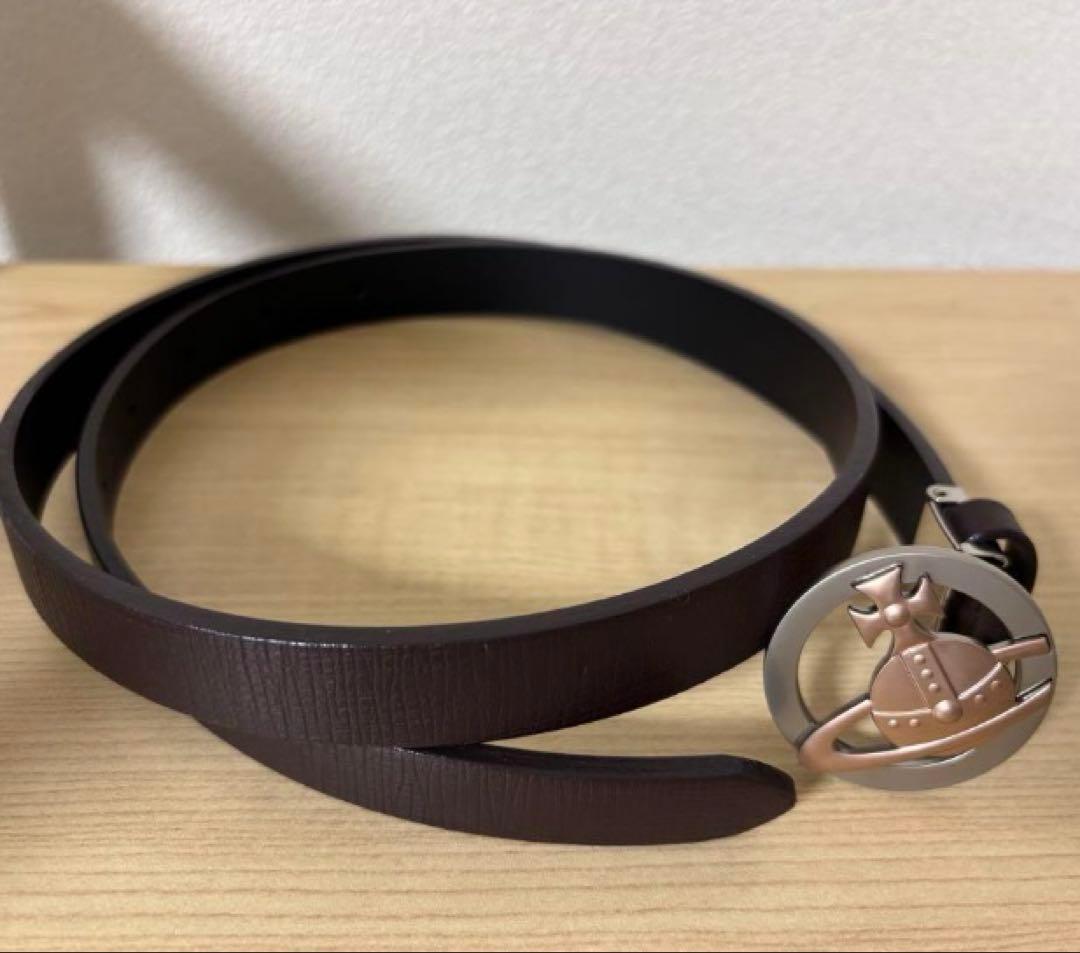 美品✨Vivienne Westwood ダークブラウン ベルト