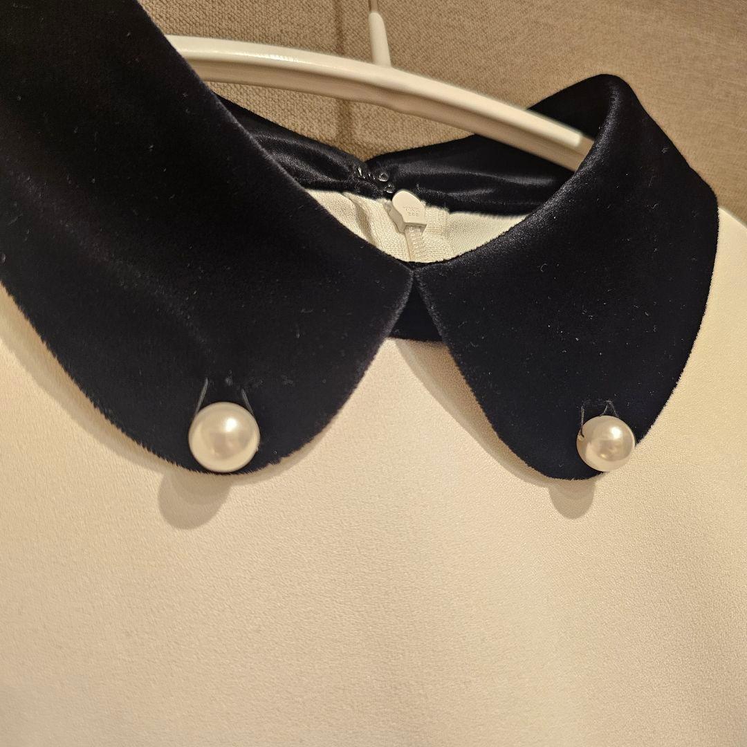 Rene ルネ パール襟 長袖ブラウス