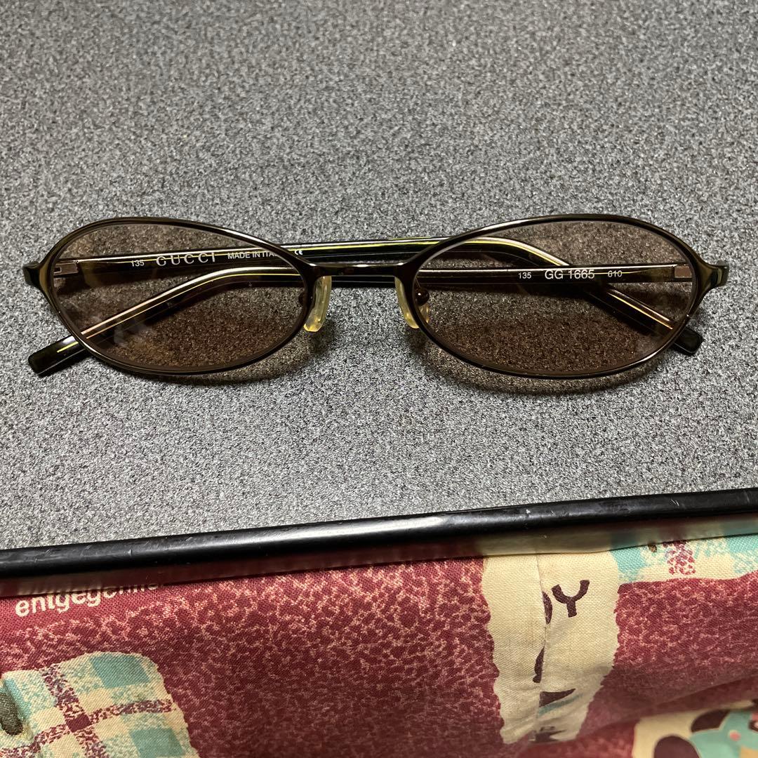 GUCCIイタリア製ブラウンレンズサングラス